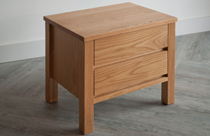 INSP shaker style 2 drawer bedside