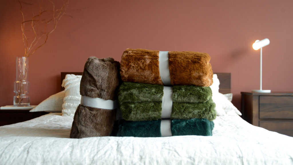 Autumnal Faux Fur Throws New Stack 2