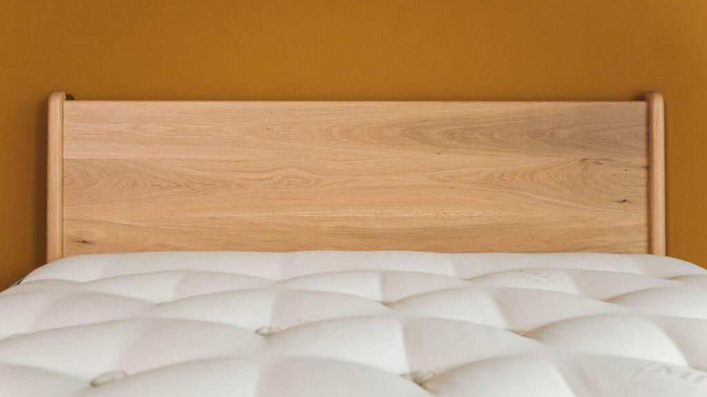 Camden bed headboard in oak 1