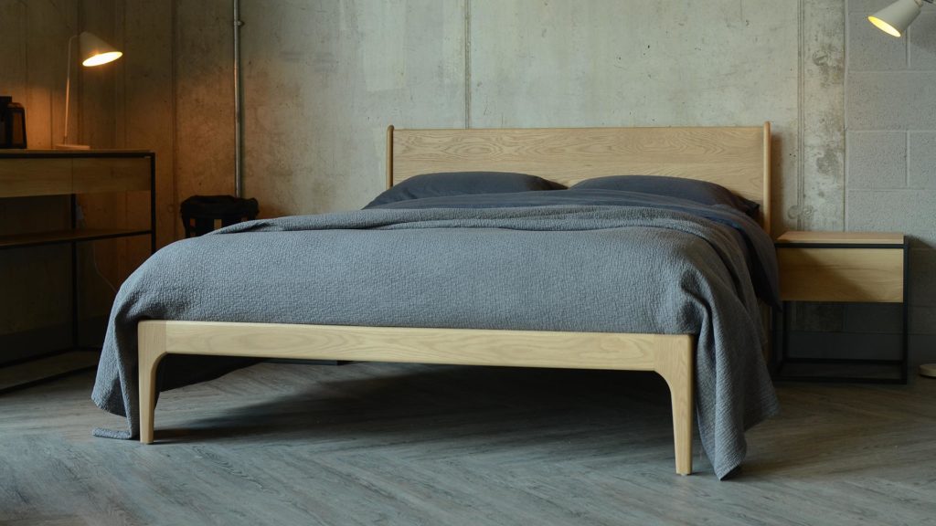 Camden handmade Wooden bed in Oak