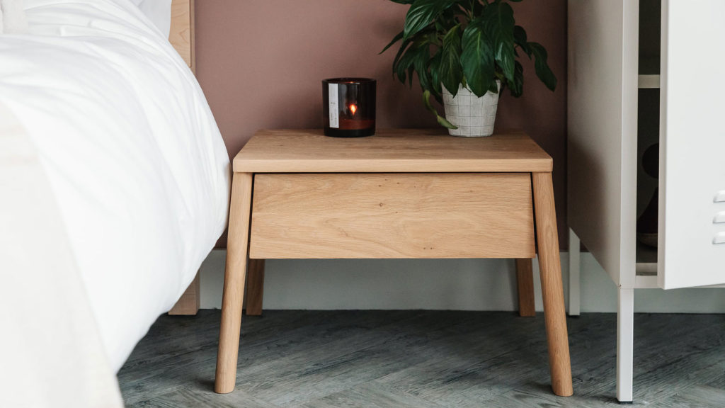 Ethnicraft Air bedside drawer table in oak
