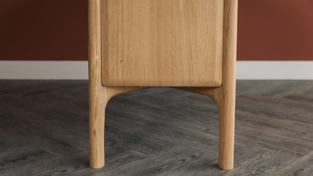 Ethnicraft Pi cupboard base side view