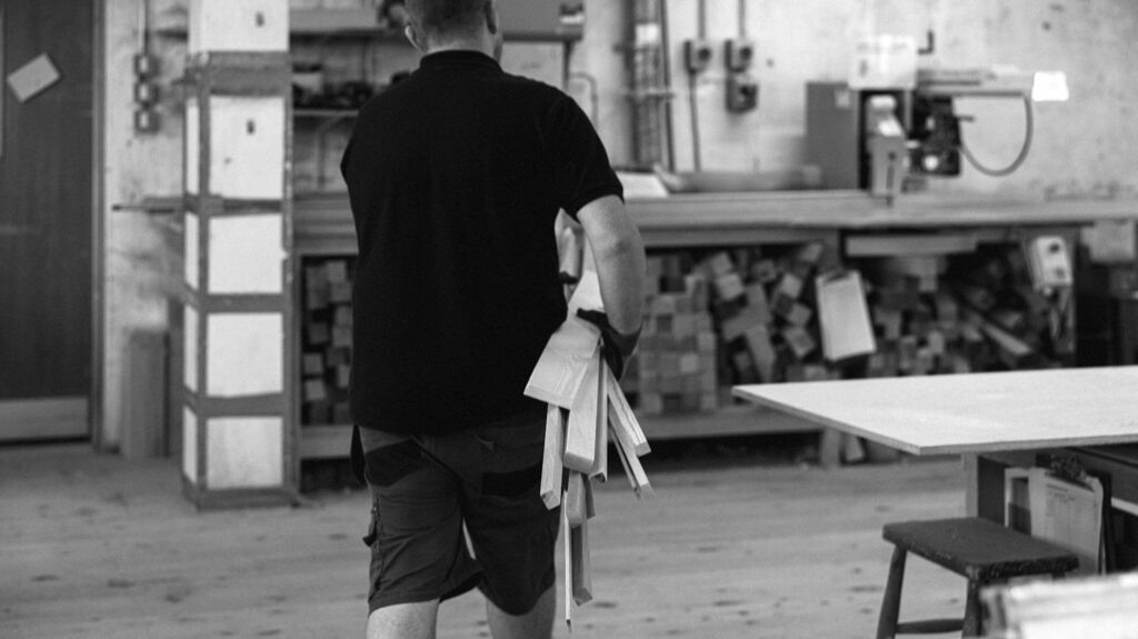 NBC workshop moving timber