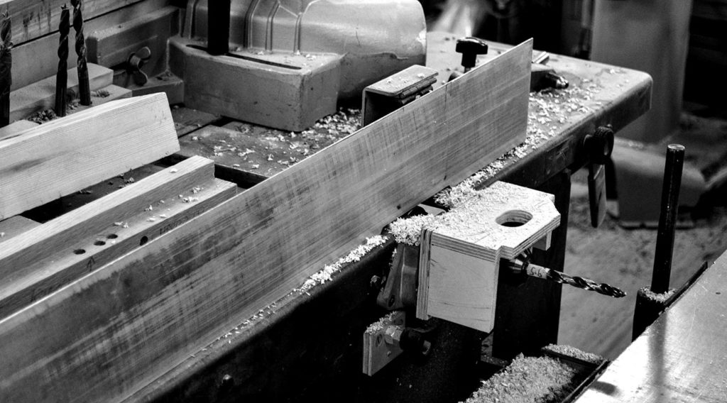 Our workshop - woodworking machinery in between jobs