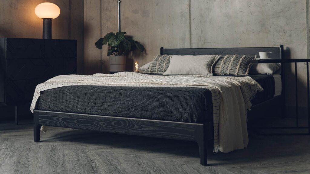 Pimlico bed in black finish 2023