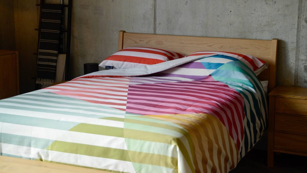 bright colourful duvet set