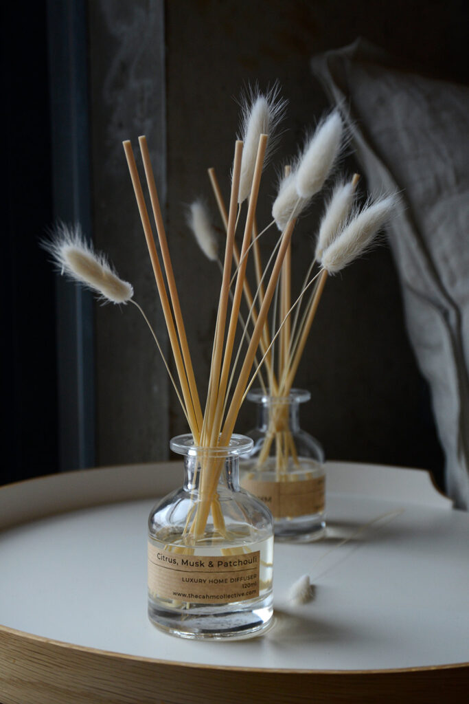 cahm scented room diffuser bunny tails portrait