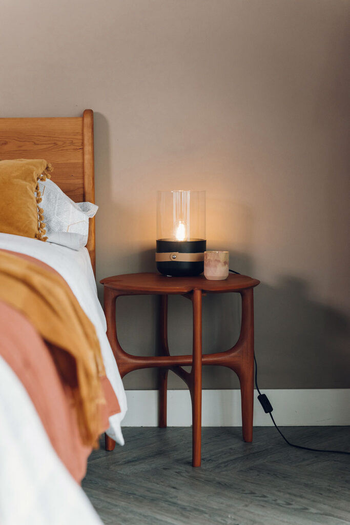 ethnicraft Pi table in light mahogany