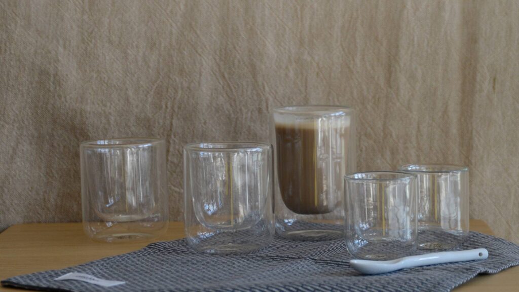 glass coffee cups range