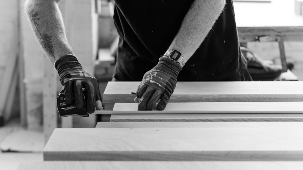 measuring at the workshop BW