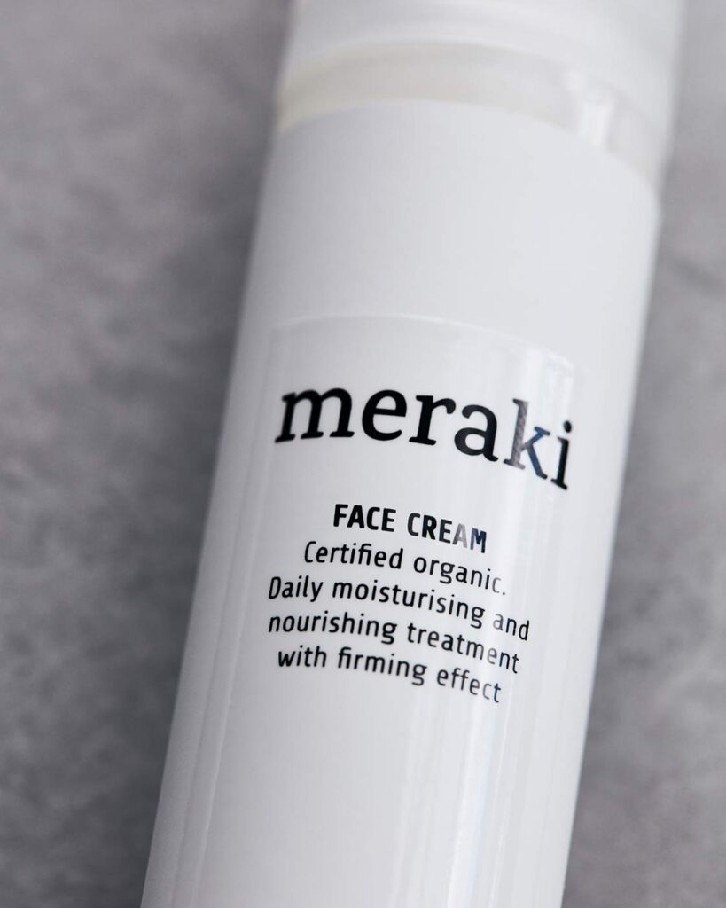 meraki face cream portrait