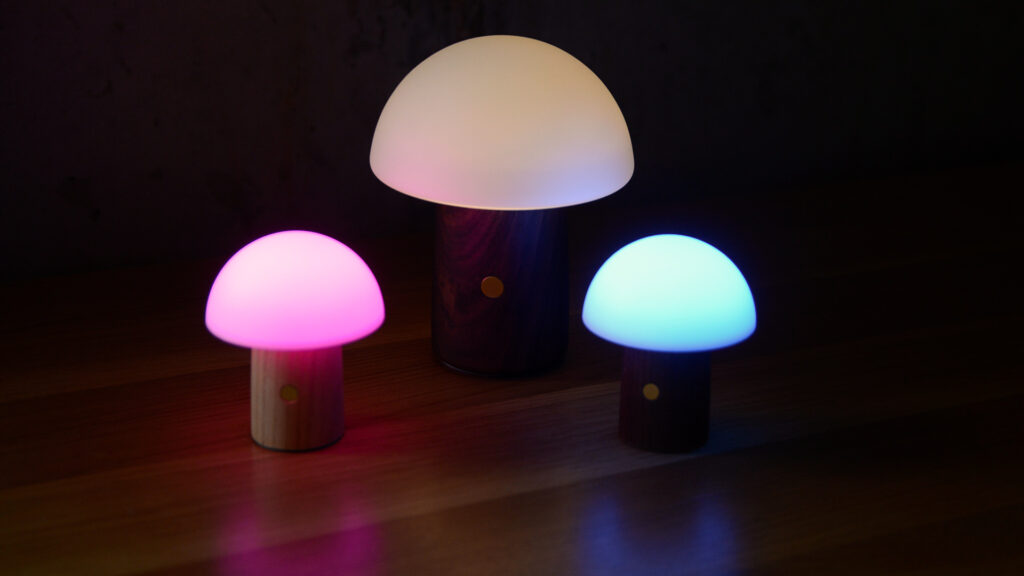 mini amd medium mushroom light