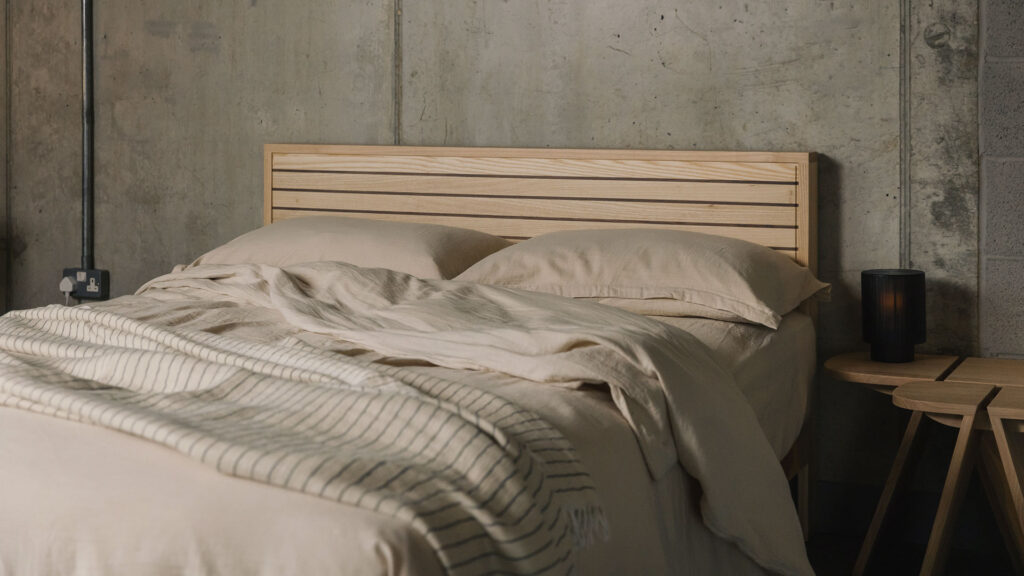 muslin look bedding in deep cream on special edition Leith