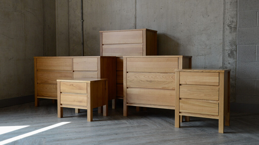 oak Shaker style storage units