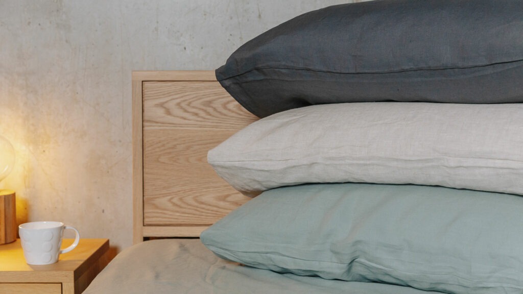 organic linen bedding collection colour range 1