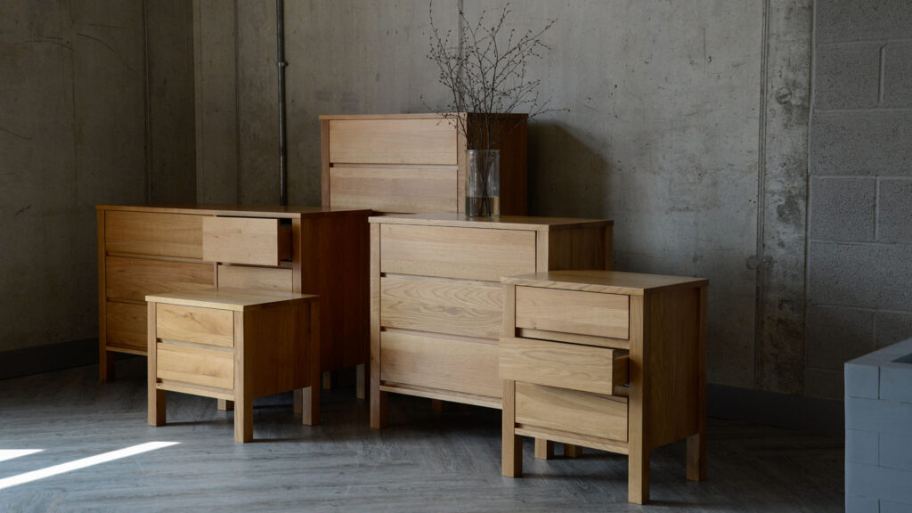 shaker range in solid oak