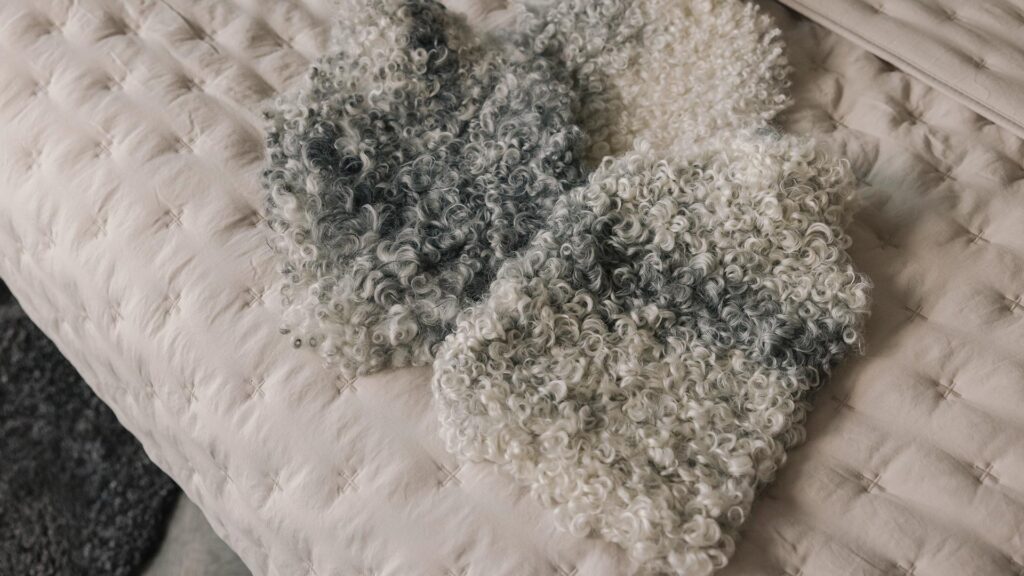 sheepskin and wool hot water bottles