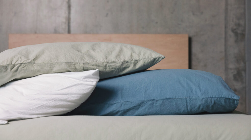 stonewashed cotton bedding collection