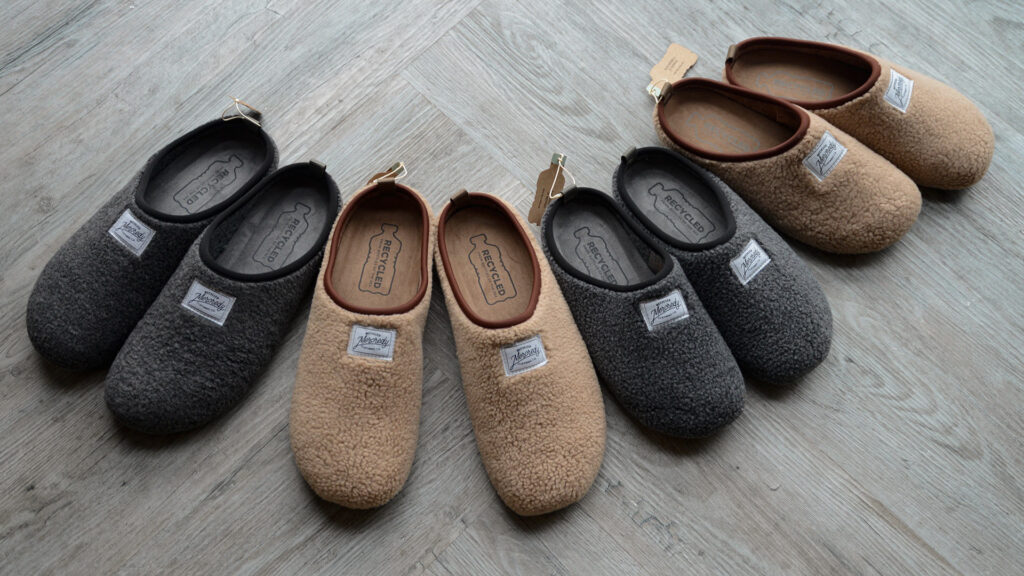 sustainable slippers faux sheepskin collection