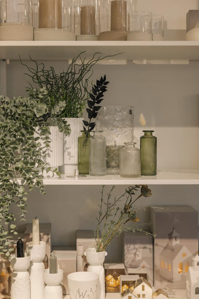 vases and lanterns from Natural Bed Company shop